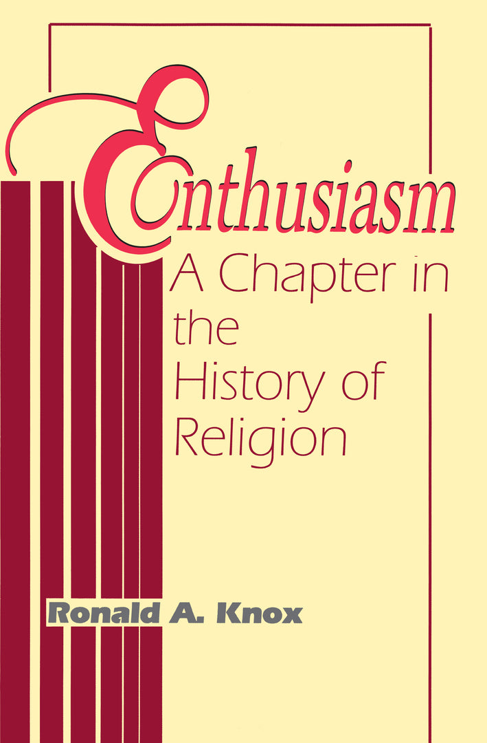 Cover image for Enthusiasm ISBN 9780268009328