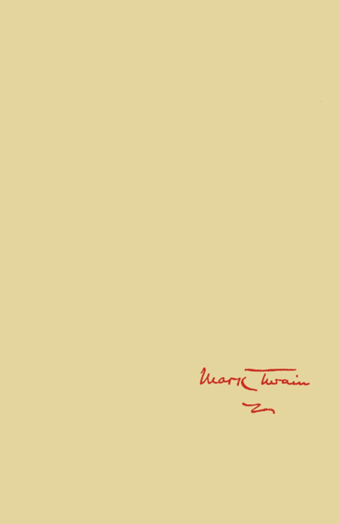 Mark Twain's Notebooks and Journals, Volume I