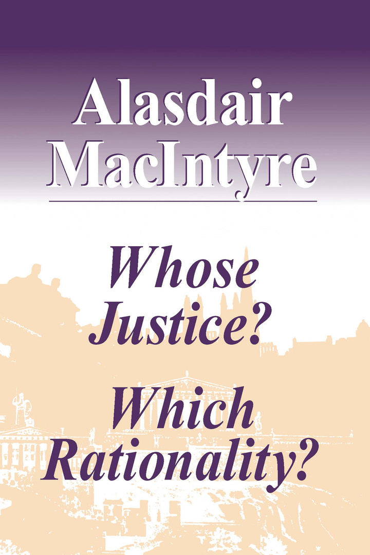 Cover image for Whose Justice? Which Rationality? ISBN 9780268019440