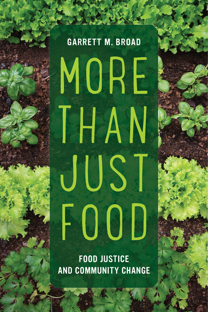 Cover image for More Than Just Food ISBN 9780520287457