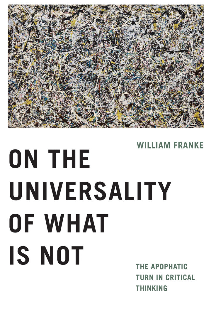 Cover image for On the Universality of What Is Not ISBN 9780268108816