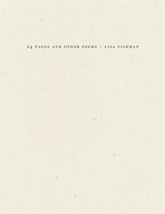 24 Pages and other poems