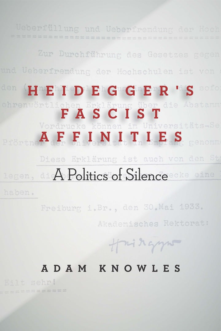 Cover image for Heidegger's Fascist Affinities ISBN 9781503608788