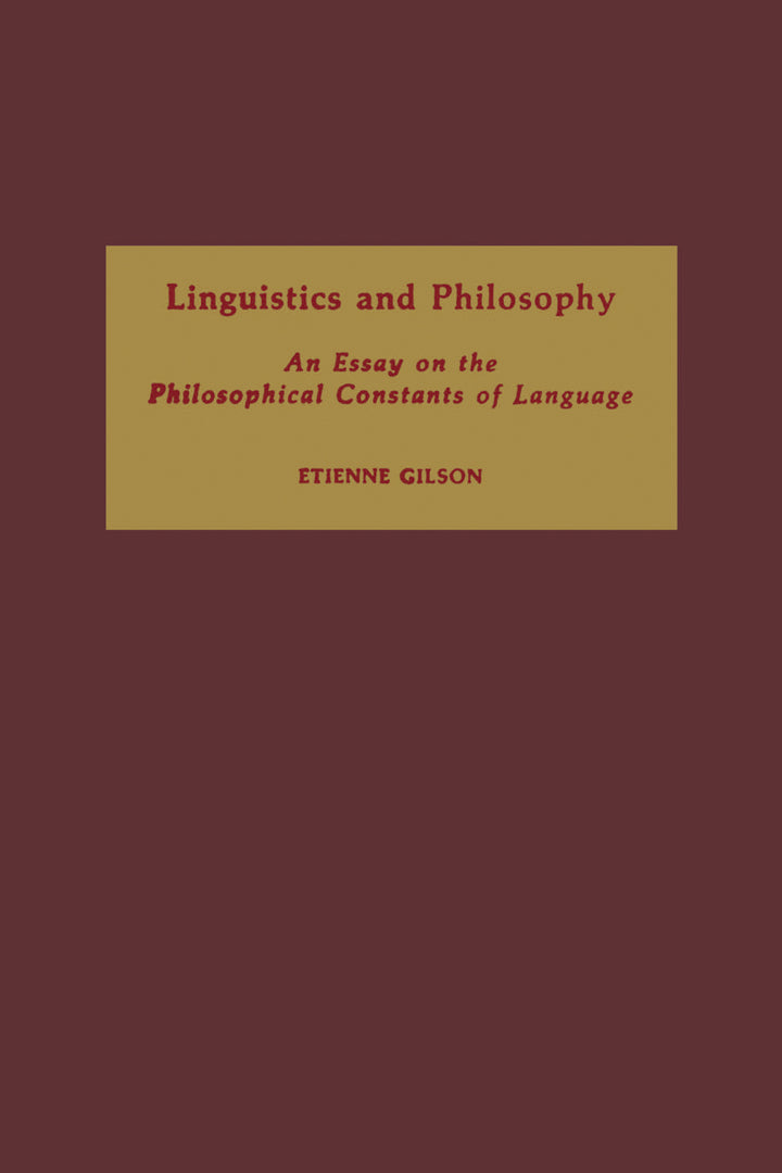 Cover image for Linguistics and Philosophy ISBN 9780268160531