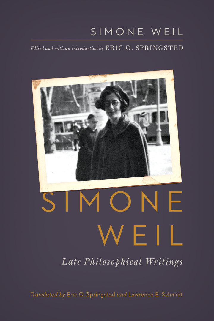 Cover image for Simone Weil ISBN 9780268041502