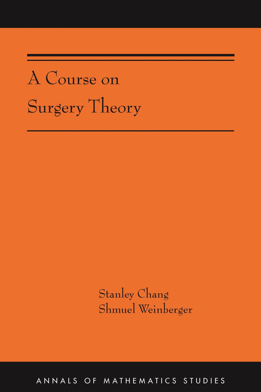 A Course on Surgery Theory