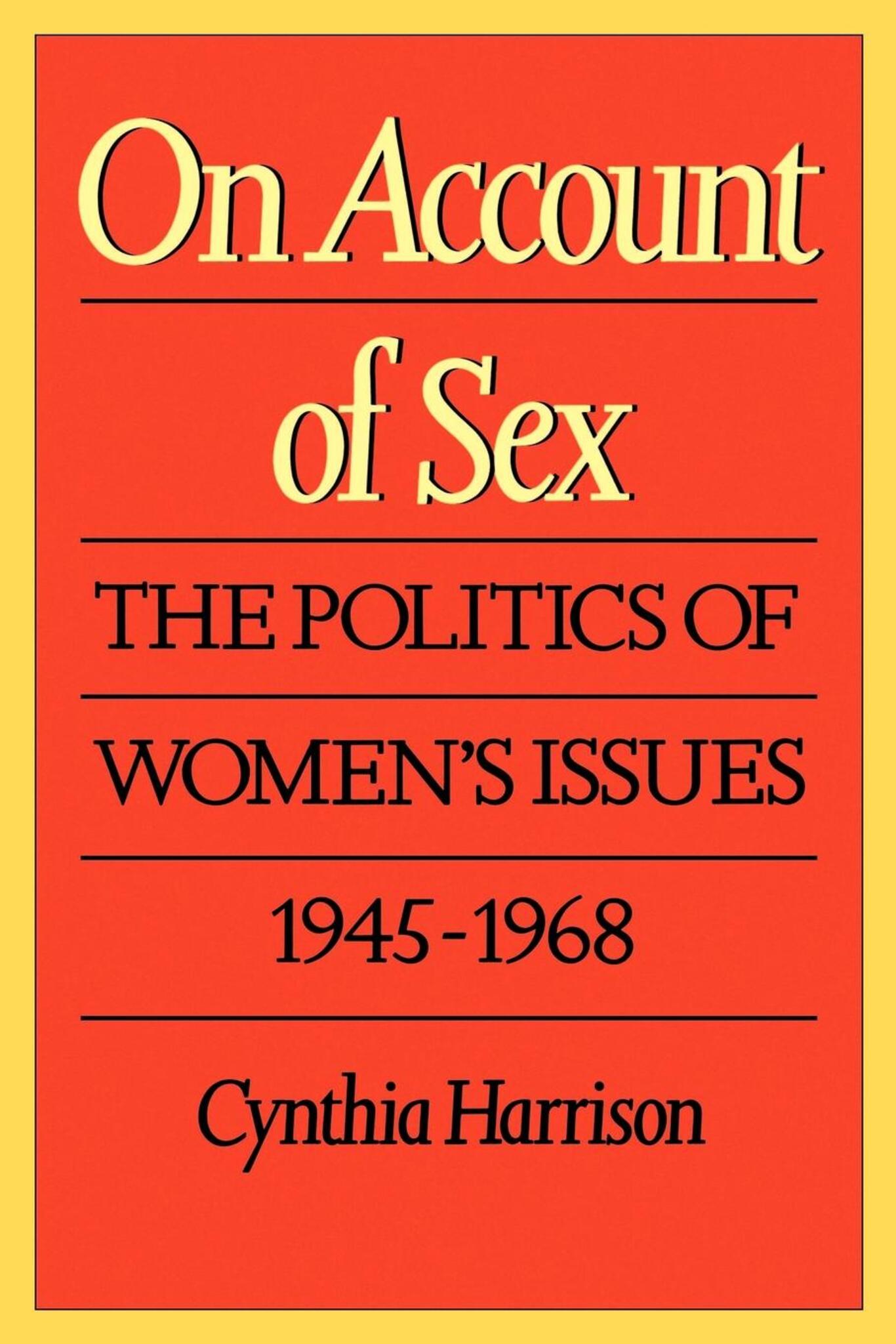 On Account of Sex