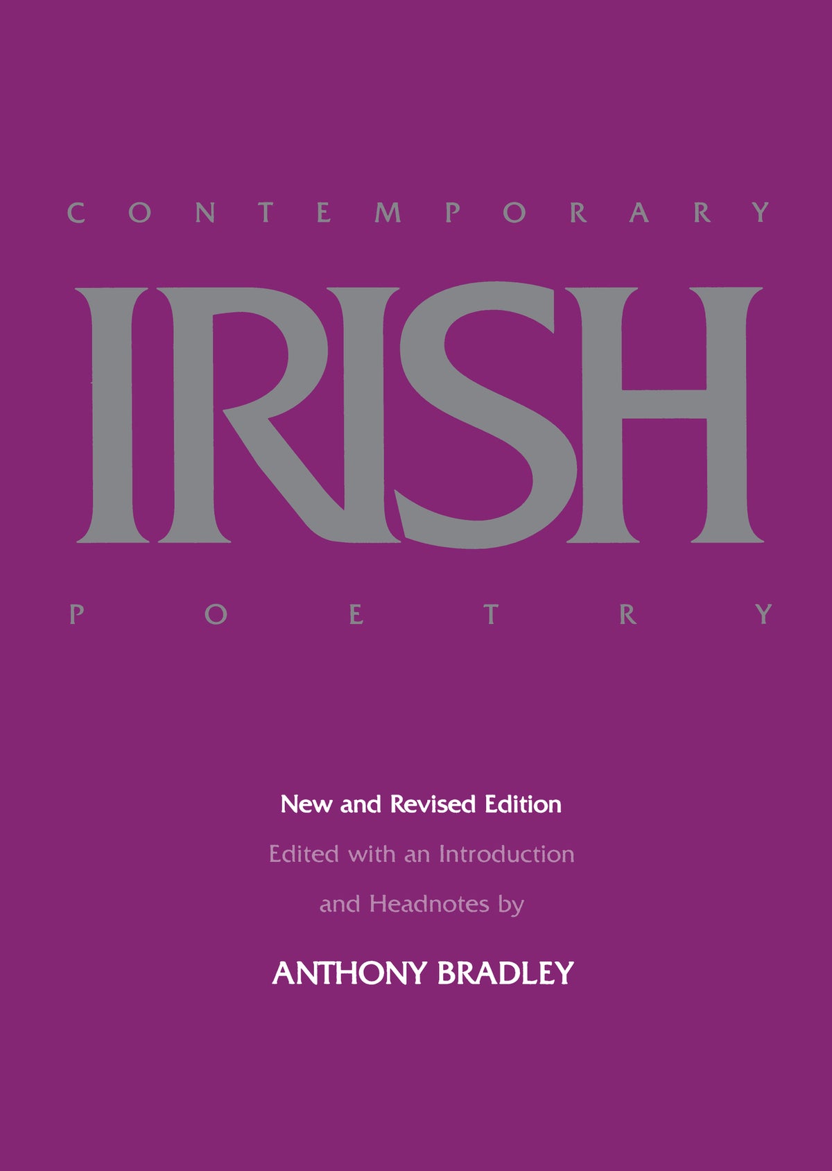 Contemporary Irish Poetry, New and Revised editon