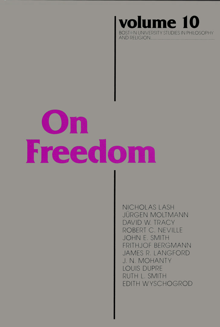 Cover image for On Freedom ISBN 9780268037093