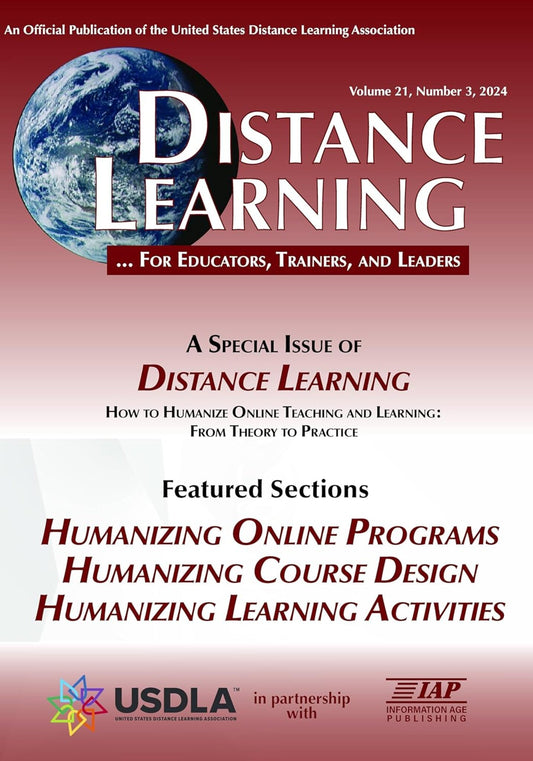 Distance Learning Vol 21 Issue 3