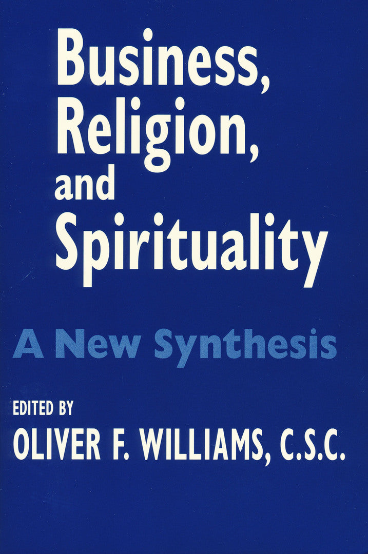 Cover image for Business, Religion, and Spirituality ISBN 9780268021740