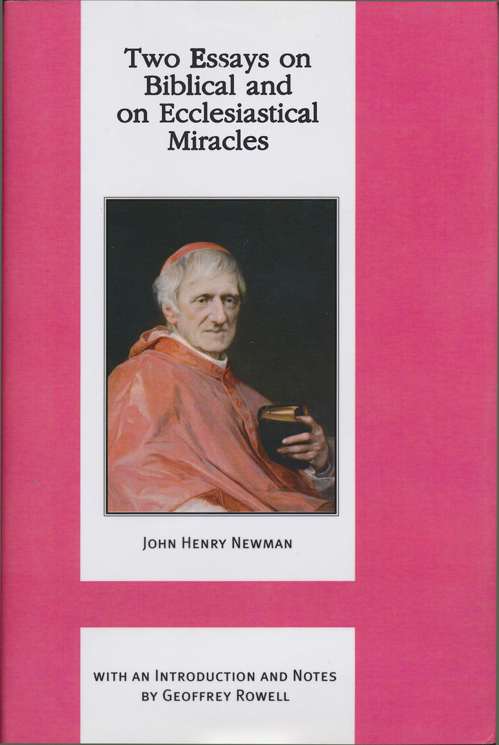 Cover image for Two Essays on Biblical and on Ecclesiastical Miracles ISBN 9780268036072