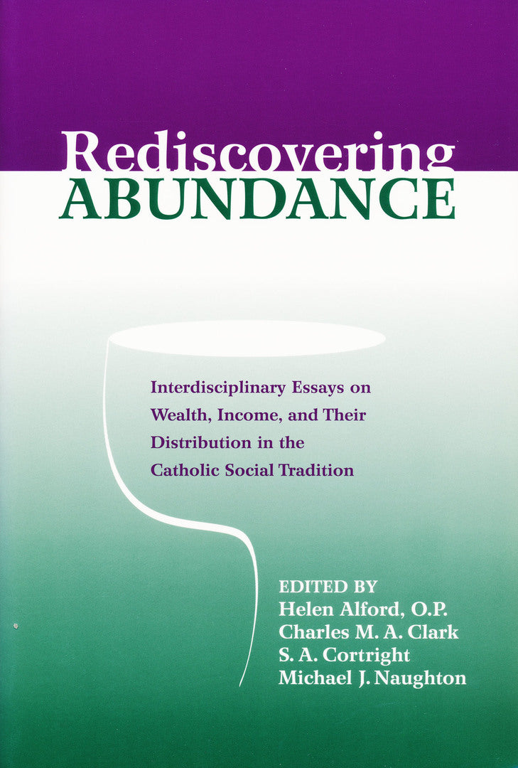 Cover image for Rediscovering Abundance ISBN 9780268020279