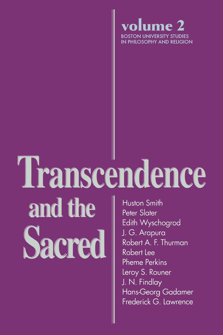 Cover image for Transcendence and the Sacred ISBN 9780268018887