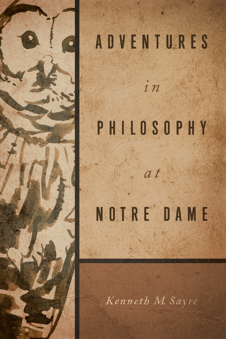 Cover image for Adventures in Philosophy at Notre Dame ISBN 9780268017842