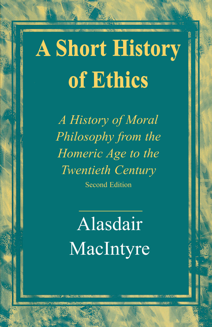 Cover image for A Short History of Ethics ISBN 9780268017590