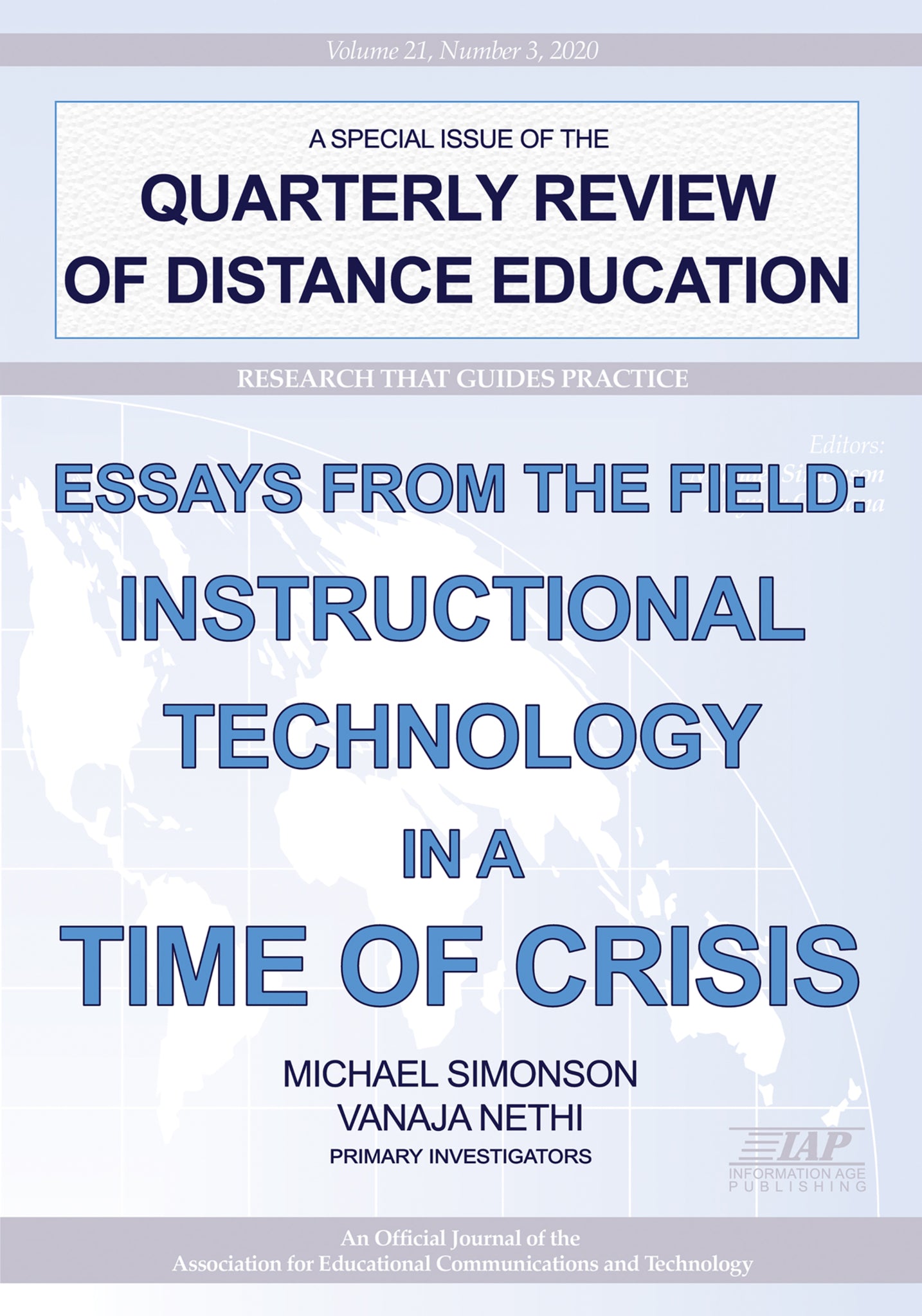 Quarterly Review of Distance Education Vol 21 Issue 3