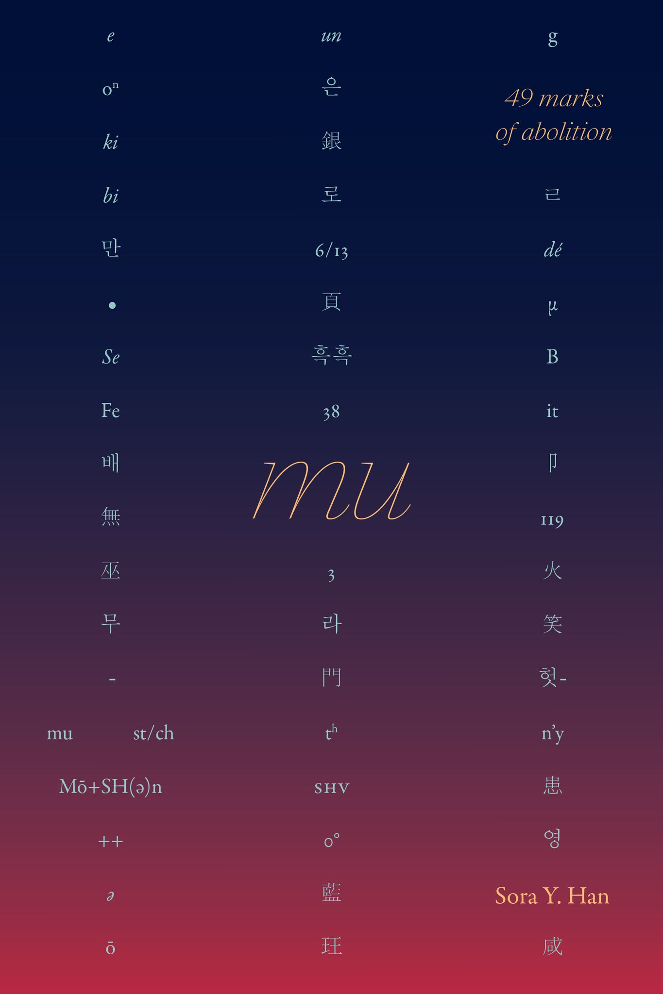 Mu, 49 Marks of Abolition