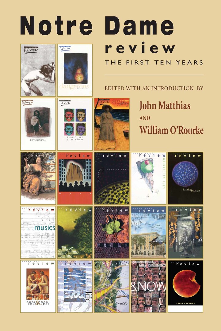 Cover image for Notre Dame Review ISBN 9780268035129