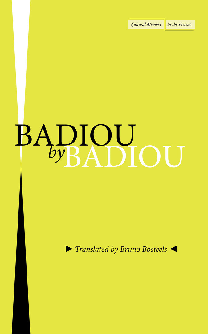 Cover image for Badiou by Badiou ISBN 9781503631762