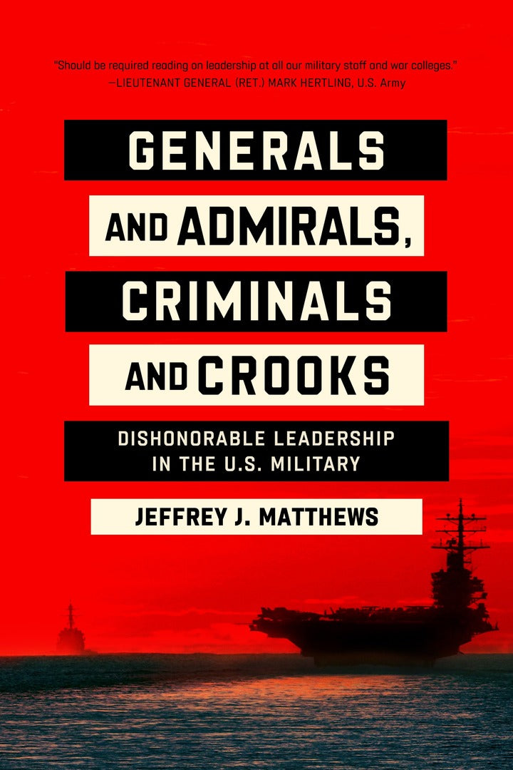 Cover image for Generals and Admirals, Criminals and Crooks ISBN 9780268206529