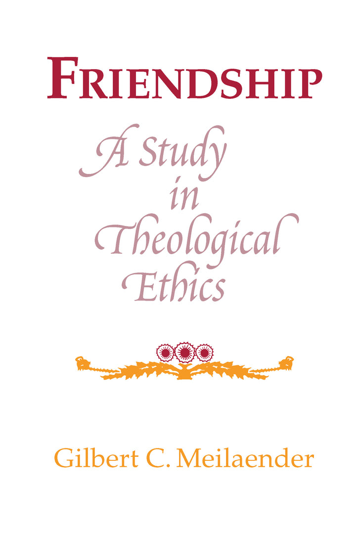 Cover image for Friendship ISBN 9780268009694