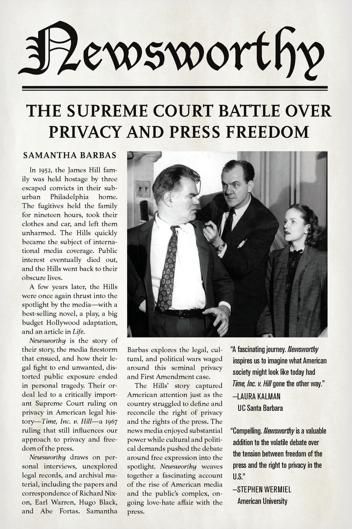 Cover image for Newsworthy ISBN 9780804797108