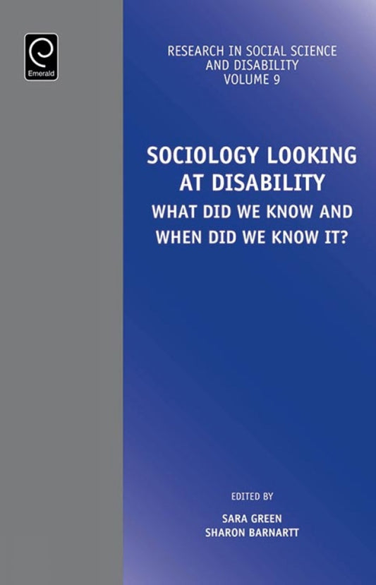 Sociology Looking at Disability