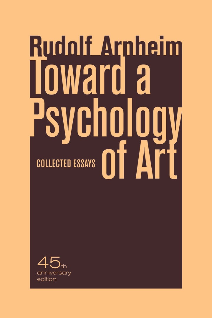 Cover image for Toward a Psychology of Art ISBN 9780520266018