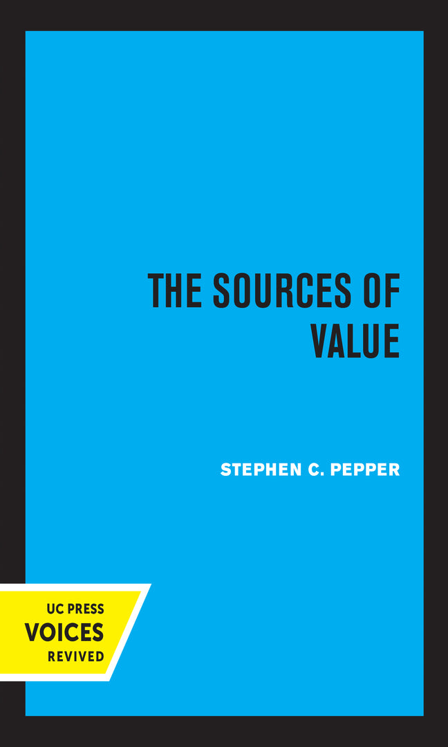 Cover image for The Sources of Value ISBN 9780520325739