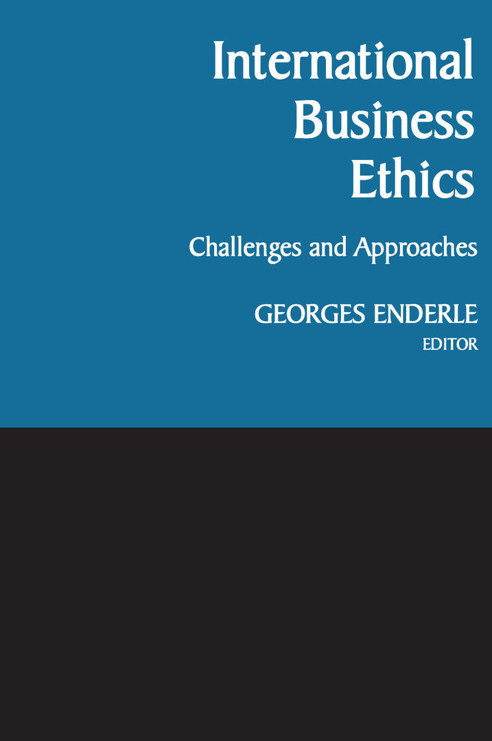 Cover image for International Business Ethics ISBN 9780268012144