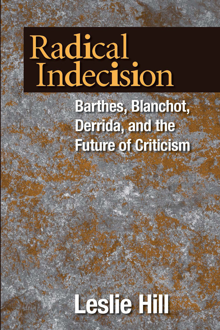 Cover image for Radical Indecision ISBN 9780268031077