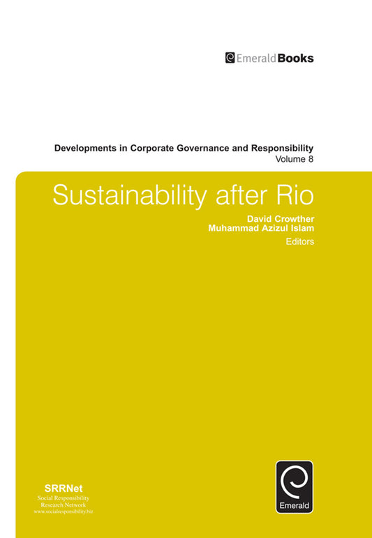 Sustainability after Rio