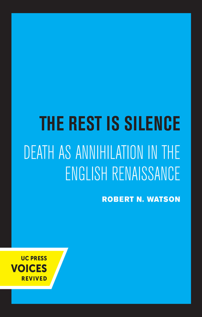 Cover image for The Rest Is Silence ISBN 9780520325609