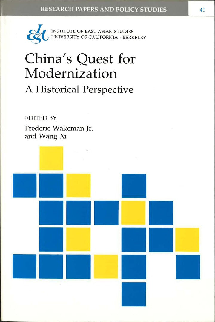 Cover image for China's Quest for Modernization ISBN 9781557290571