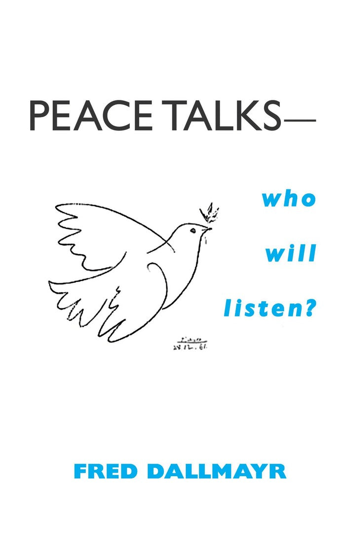 Cover image for Peace Talks—Who Will Listen? ISBN 9780268025694