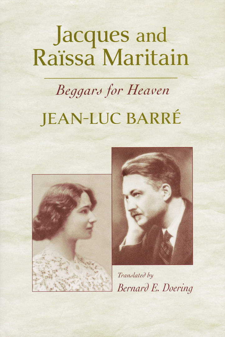 Cover image for Jacques and Raïssa Maritain ISBN 9780268203498