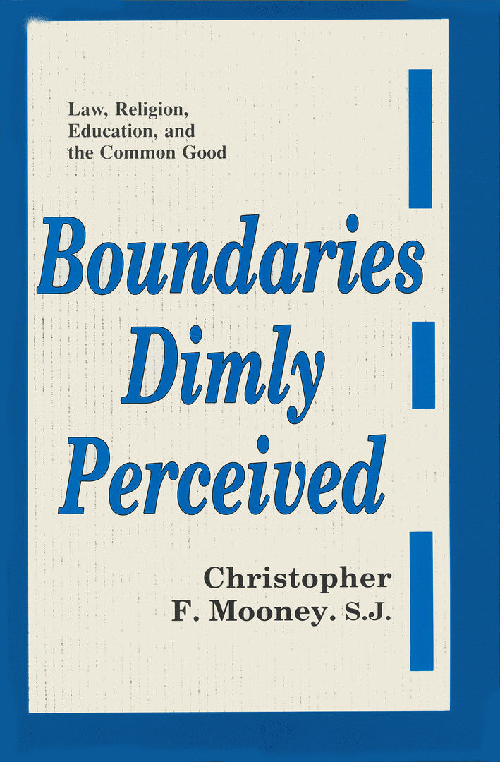 Cover image for Boundaries Dimly Perceived ISBN 9780268006822