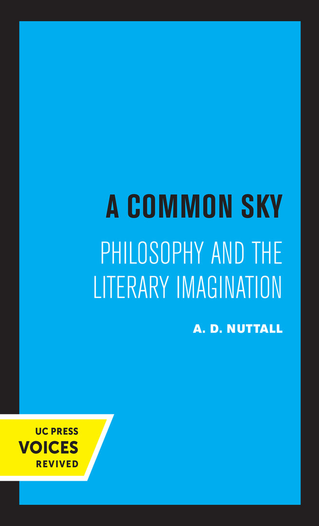 Cover image for A Common Sky ISBN 9780520315686