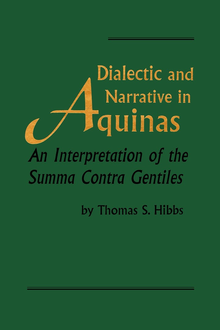Cover image for Dialectic and Narrative in Aquinas ISBN 9780268031138