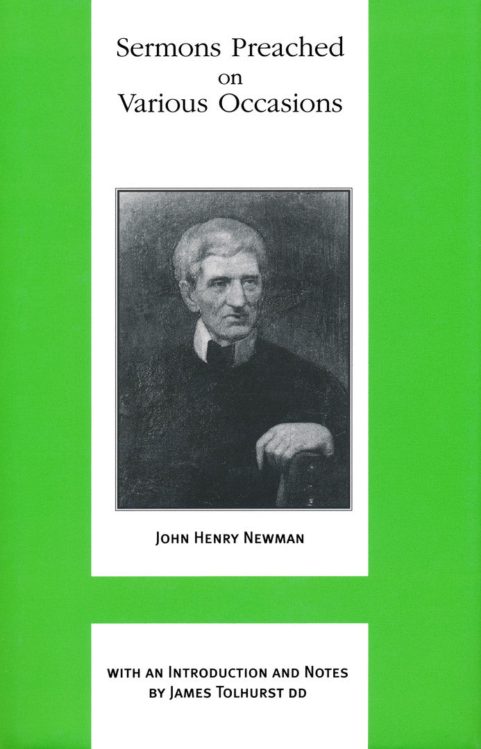 Cover image for Sermons Preached on Various Occasions ISBN 9780268036621