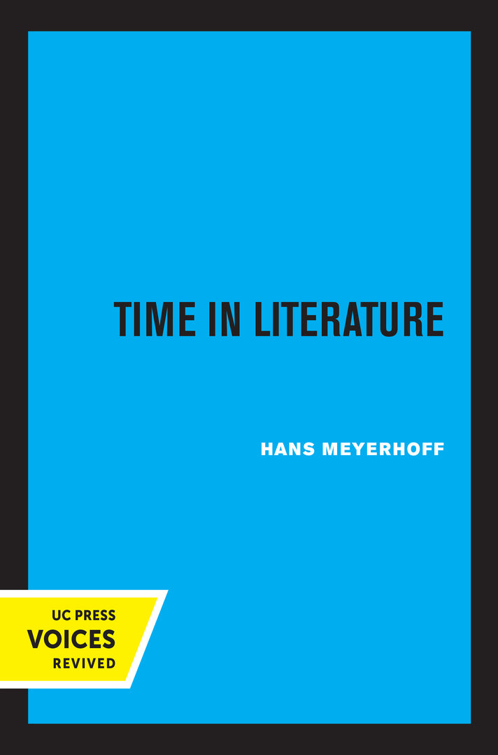 Cover image for Time in Literature ISBN 9780520317901