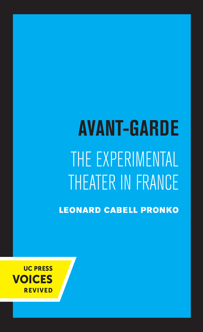 Cover image for Avant-Garde ISBN 9780520309418