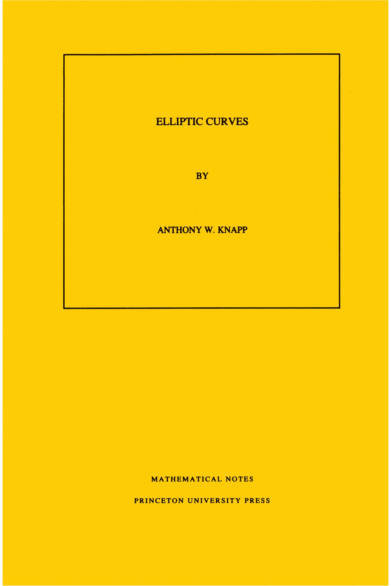Elliptic Curves