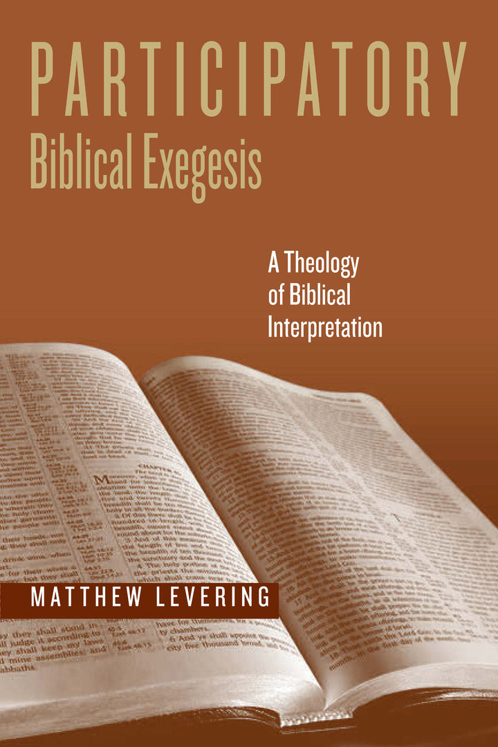 Cover image for Participatory Biblical Exegesis ISBN 9780268034085