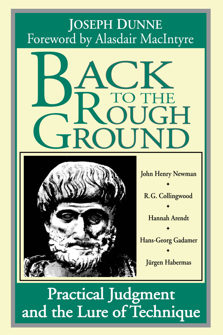 Cover image for Back to the Rough Ground ISBN 9780268007058