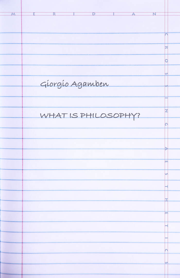 Cover image for What Is Philosophy? ISBN 9781503602212