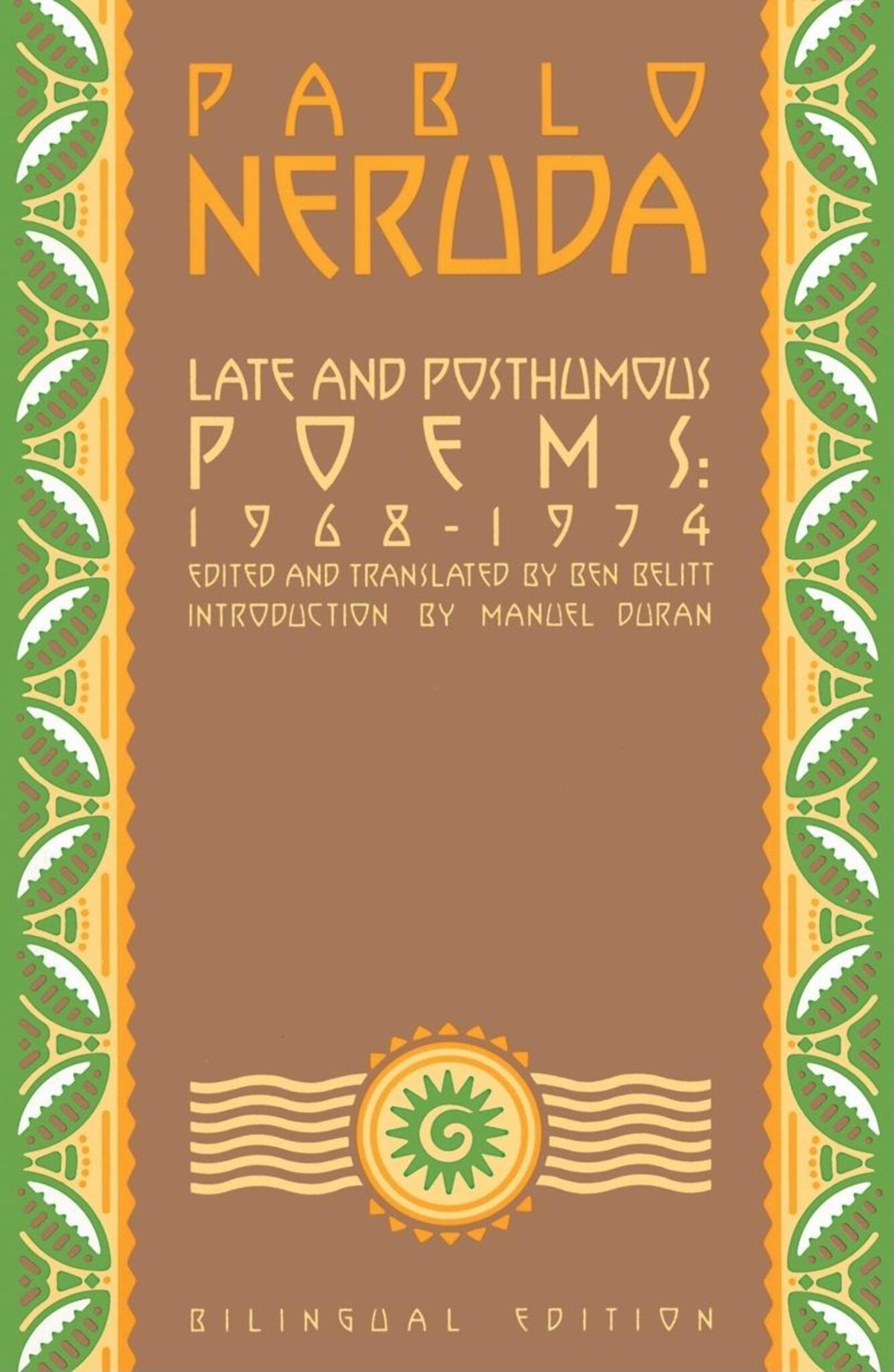 Late and Posthumous Poems, 1968-1974
