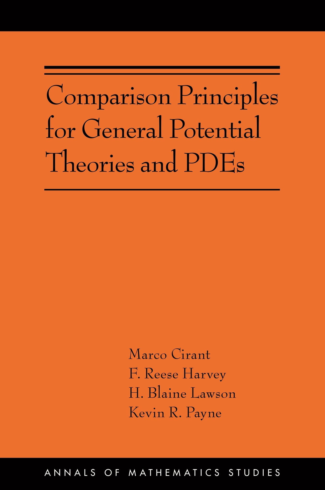 Comparison Principles for General Potential Theories and PDEs