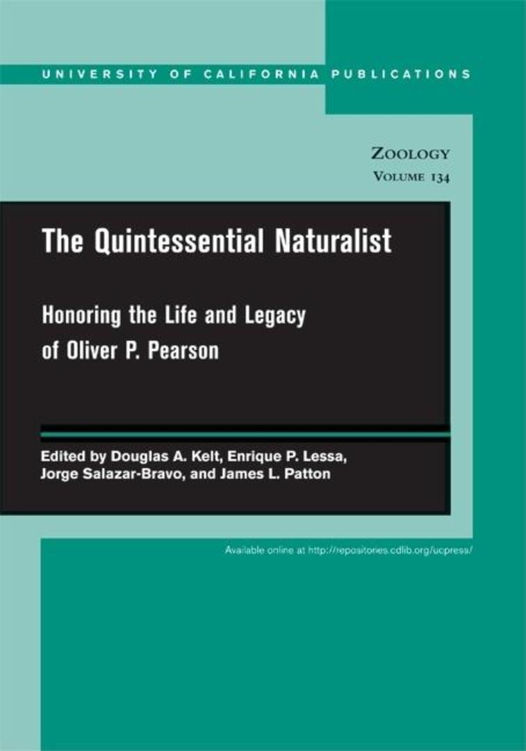 Cover image for The Quintessential Naturalist ISBN 9780520098596